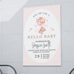 Editable Personalized Baby Shower Invitation | Printable Digital Download | Corjl Template