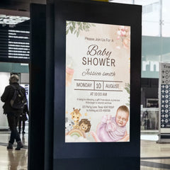 Editable Elegant Baby Shower Invitation | Printable Digital Download | Corjl Template