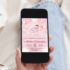 Editable Elegant Baby Shower Invitation | Printable Digital Download | Corjl Template