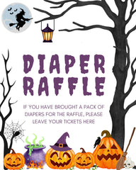 "Chic & Creepy Halloween Invitation Card" - Instant Download!