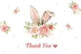 Editable Pastel Watercolor Thank You Card | Soft & Dreamy | Corjl Template | Instant Download