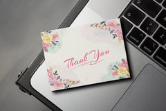 Modern Minimalist Thank You Card | Sleek & Stylish | Editable Corjl Template | Instant Download