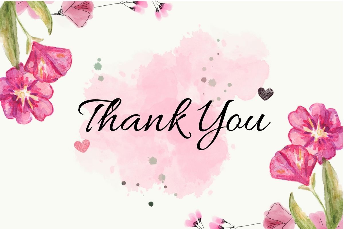 Editable Birthday Thank You Card | Custom Thank You Note | Corjl Template | Printable Digital Download