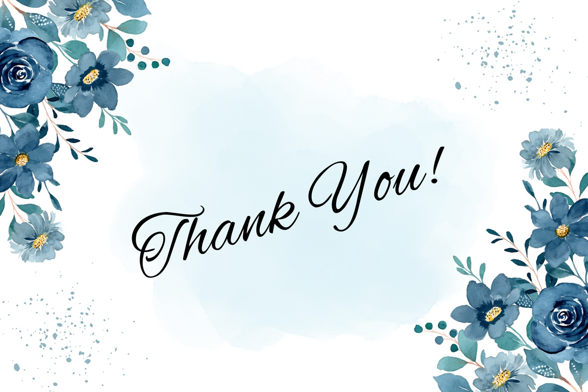 Editable Watercolor Pastel Thank You Card | Soft & Artistic | Corjl Template | Instant Download