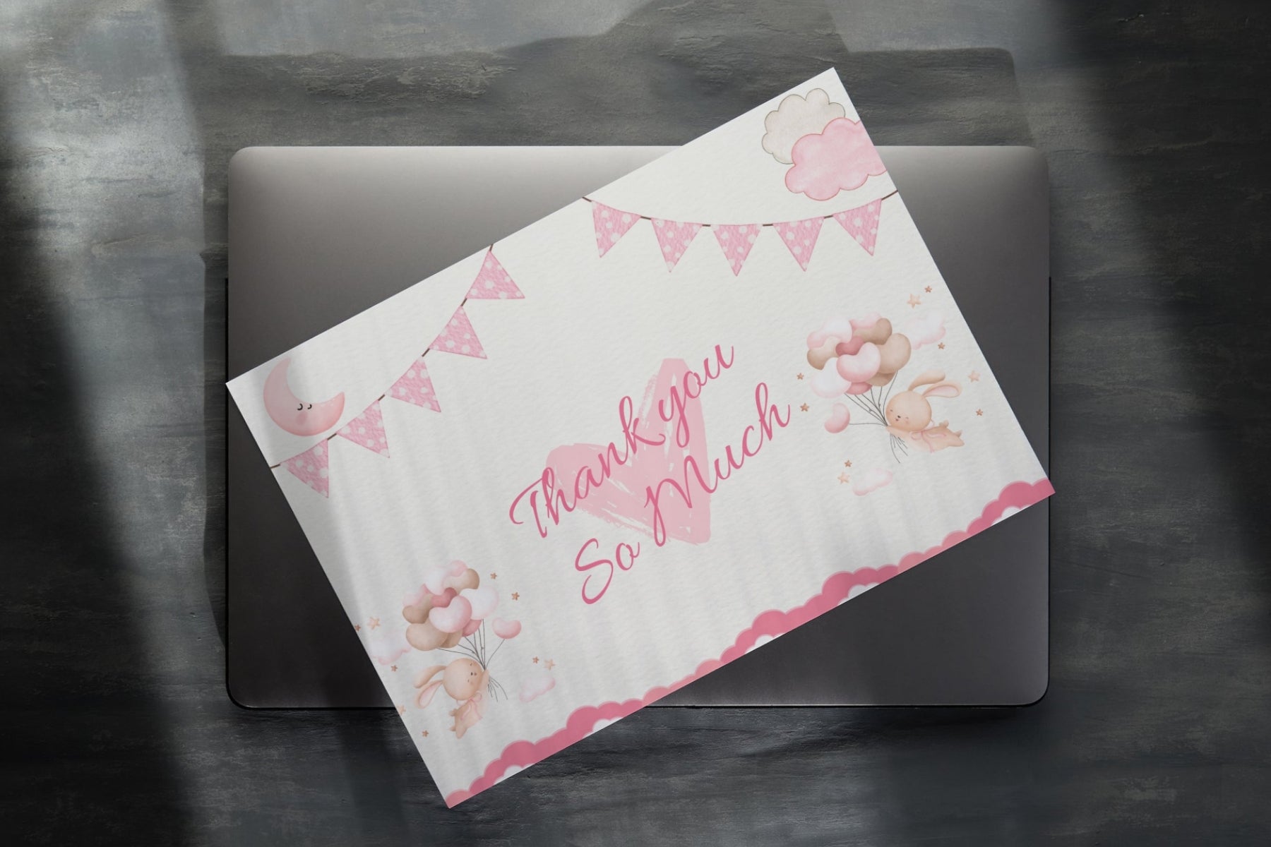 Editable Rustic Botanical Thank You Card | Nature-Inspired | Corjl Template | Instant Download