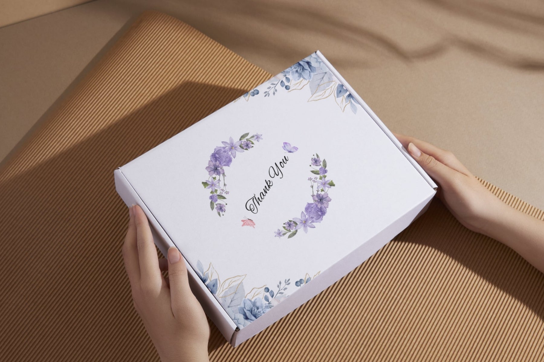 Editable Elegant Birthday Thank You Card | Corjl Template | Instant Download & Print